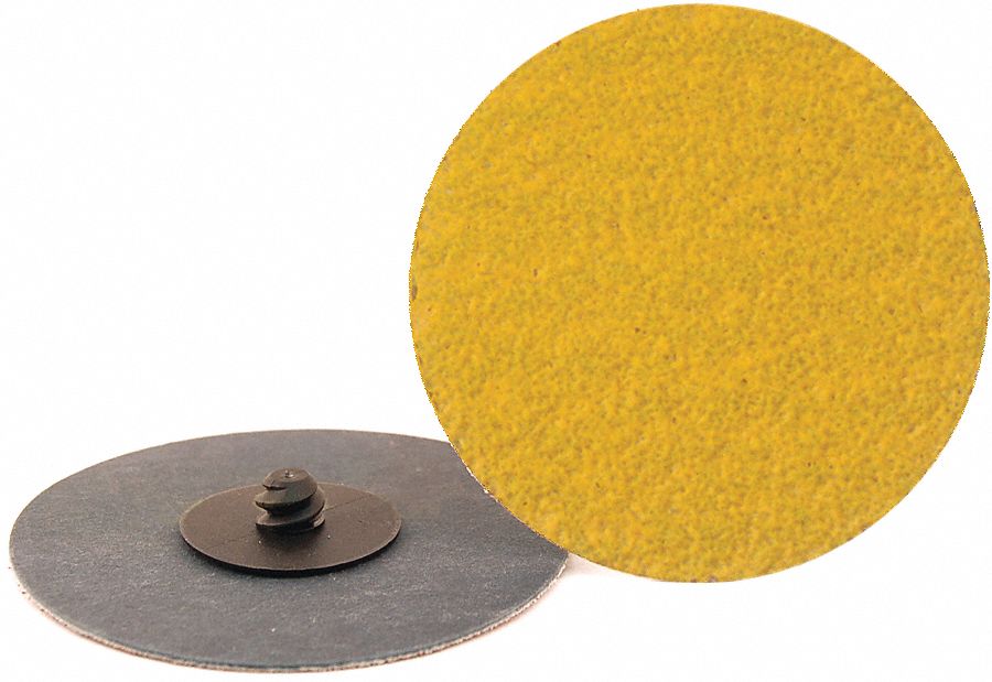 Quick-Change Sanding Disc: TR, 3", Ceramic, 120 Grit, Y Wt Cloth, Predator, 50 PK
