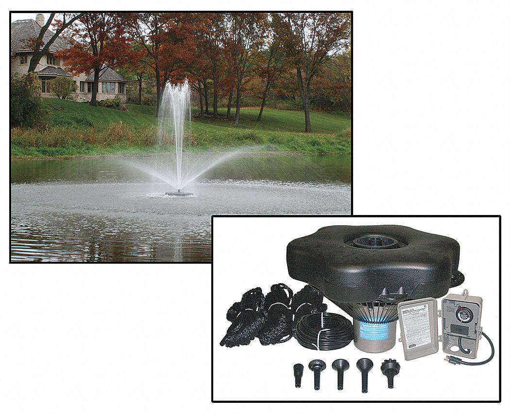 Kasco 3 4 Hp Pond Decorative Fountain System 120v Voltage 6 5