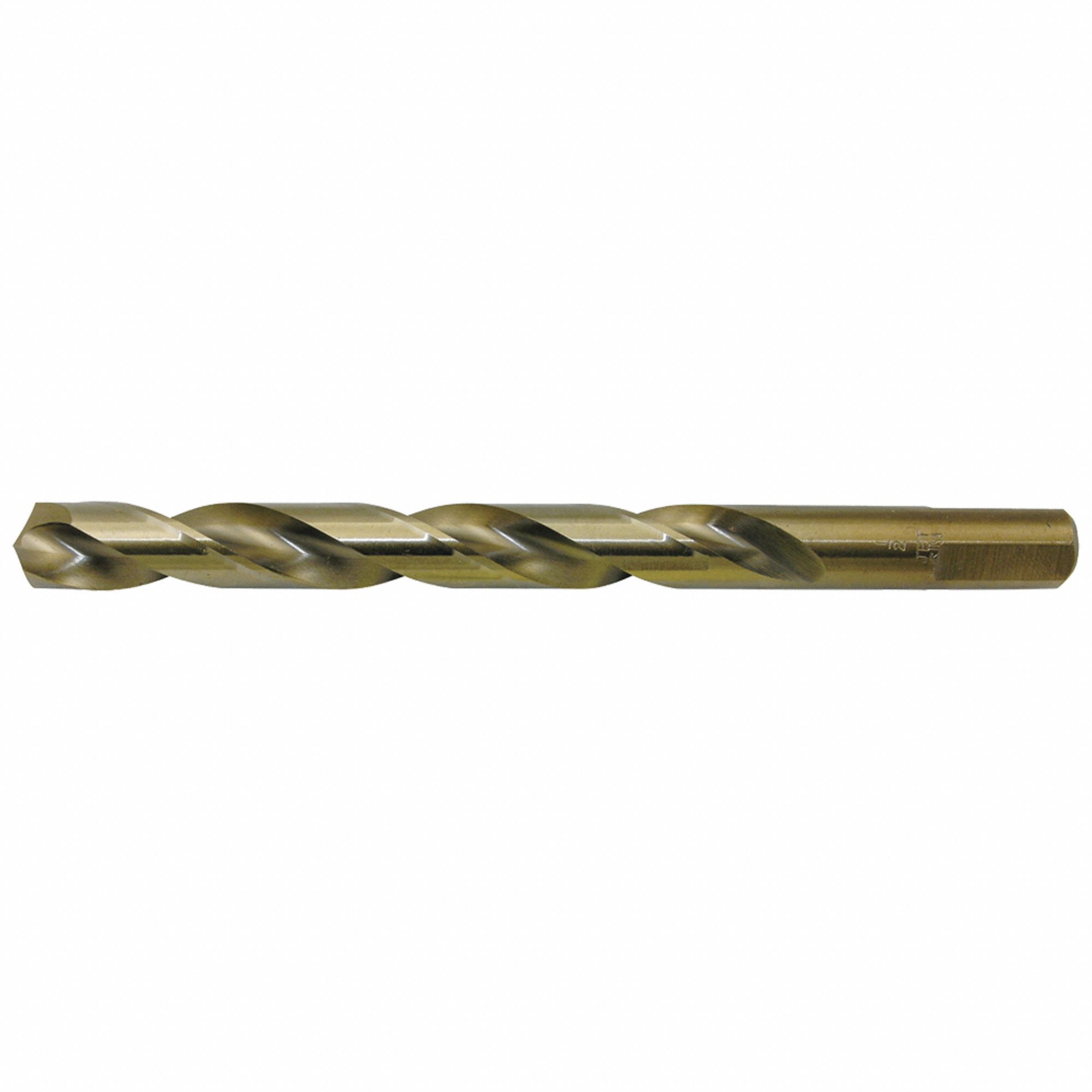 JOBBER LENGTH DRILL BIT, ⅛ IN BIT SIZE, BRONZE OXIDE GOLD FINISH