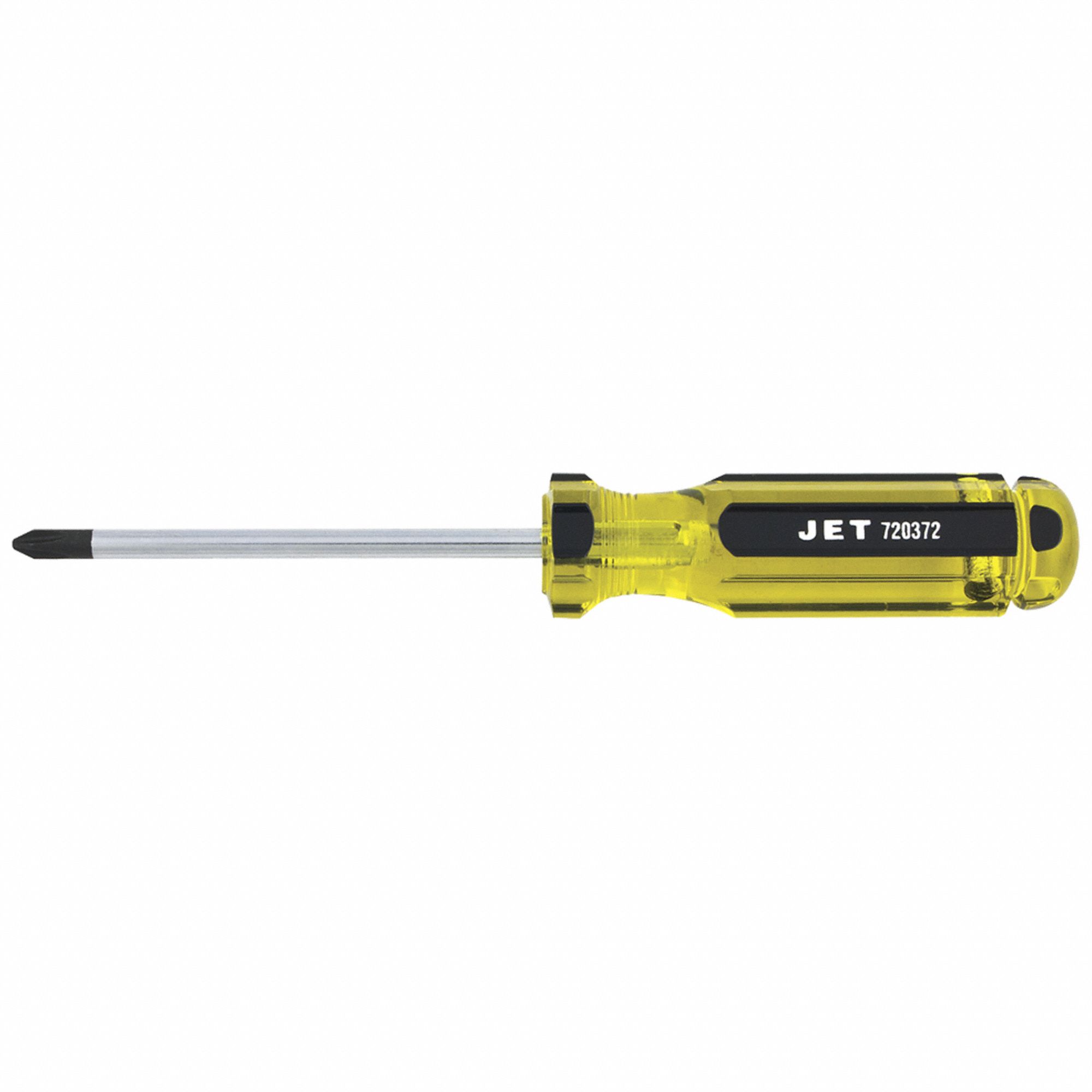 JET SCREWDRIVER, ACETATE HANDLE, #2 TIP, 4 IN L - 1003205 - JET720372 ...
