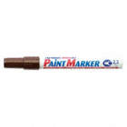 PAINT MARKER, MEDIUM POINT, FAST-DRYING, FADE-RESISTANT, ROHS, BROWN, ACRYLIC FIBRE
