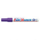 PAINT MARKER, PERMANENT, MED BULLET POINT, FAST DRY, WATER/FADE-RESISTANT, PURPLE, 2.3 MM, ACRYLIC