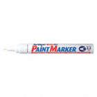 PAINT MARKER, PERMANENT, MED BULLET POINT, FAST DRY, WATER/FADE-RESISTANT, WHITE, 2.3 MM, ACRYLIC