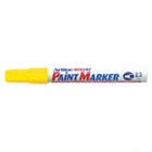 PAINT MARKER, PERMANENT, MED BULLET POINT, FAST DRY, WATER/FADE-RESISTANT, YELLOW, 2.3 MM, ACRYLIC