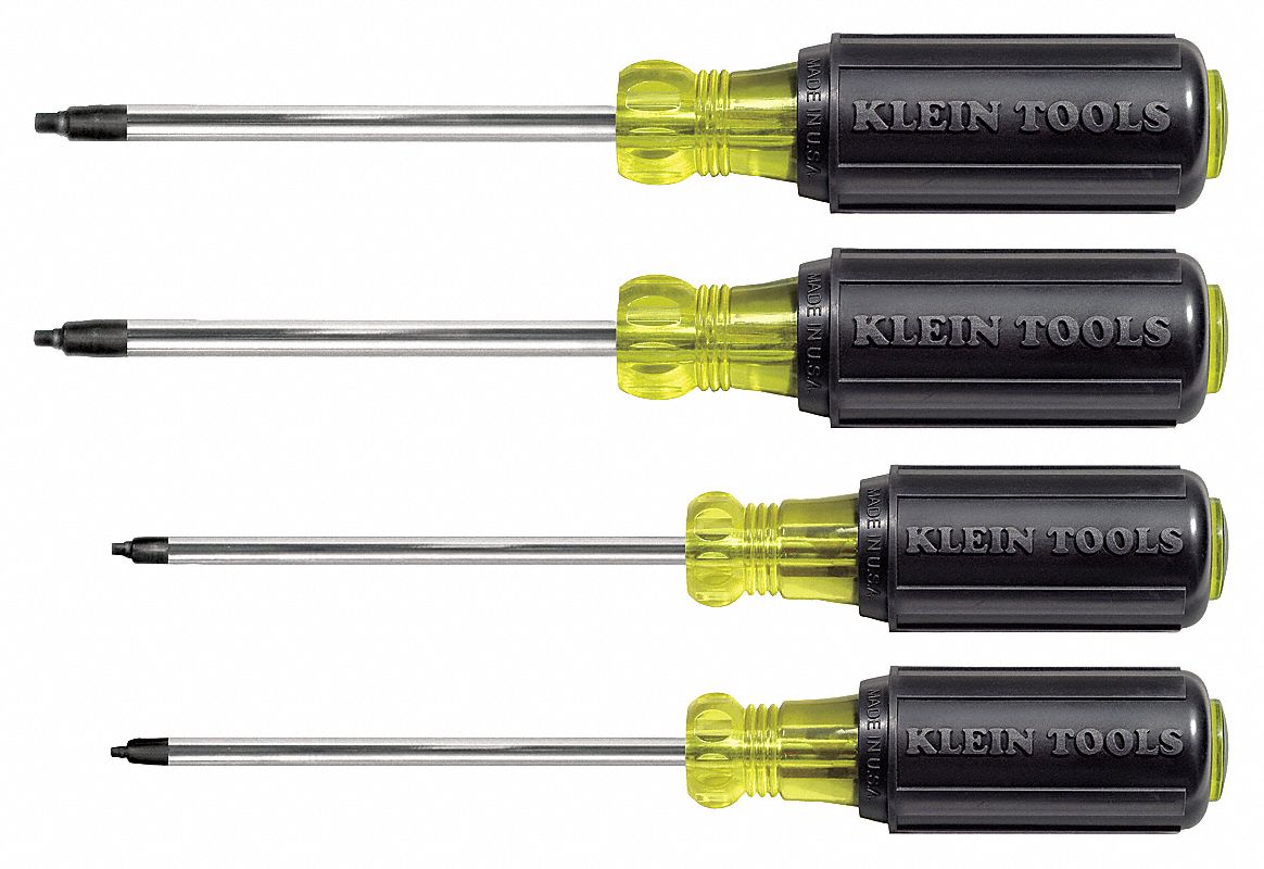 SCREWDRIVER  4PC SET SR RECESS