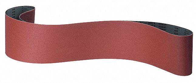 ABRASIVE SANDING BELT, CS310X SERIES, COATED, 120 GRIT, 48 X 19 IN, COTTON