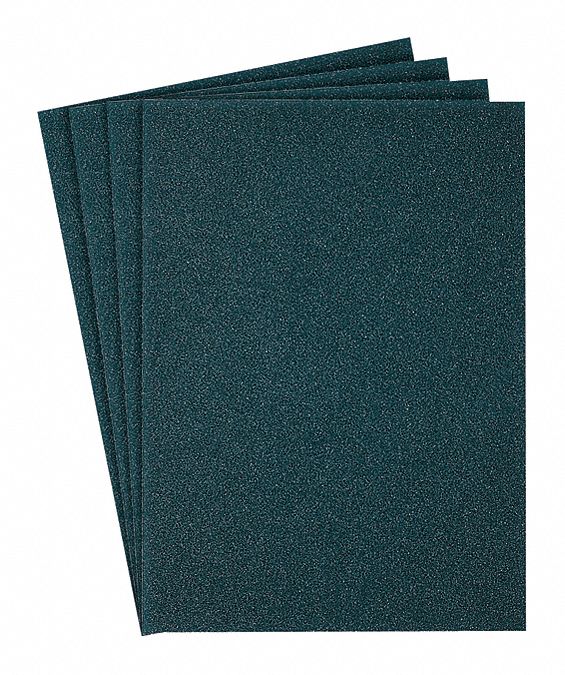 SANDING SHEET, SERIES KL371, CROCUS ABR GRAIN, VERY FINE, 800 GRIT, TEAL, 11 X 9 IN, AL OX