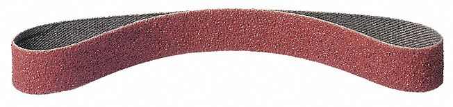 ABRASIVE BELT, CS310X SERIES, COATED, 80 GRIT, 13 X 3/8 IN, COTTON