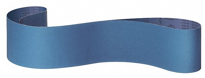 ABRASIVE BELT, CS411Y SERIES, 36 GRIT, 90 X 3 IN, ZIRCONIA ALUMINA/POLYESTER