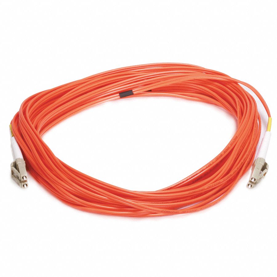MONOPRICE Fiber Optic Patch Cord, Single Mode, Duplex, 2.0 m Length