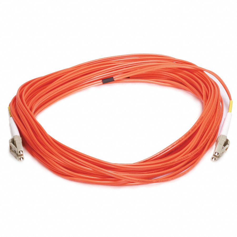 MONOPRICE Fiber Optic Patch Cord, Single Mode, Duplex, 2.0 m Length ...