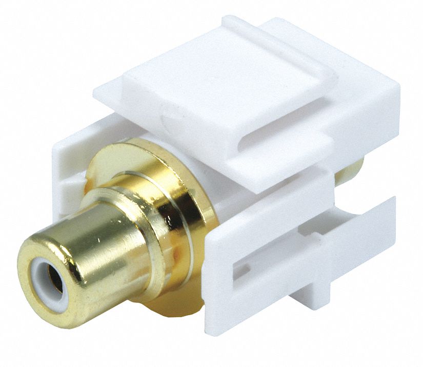 Keystone Jack, 0.875 in, White