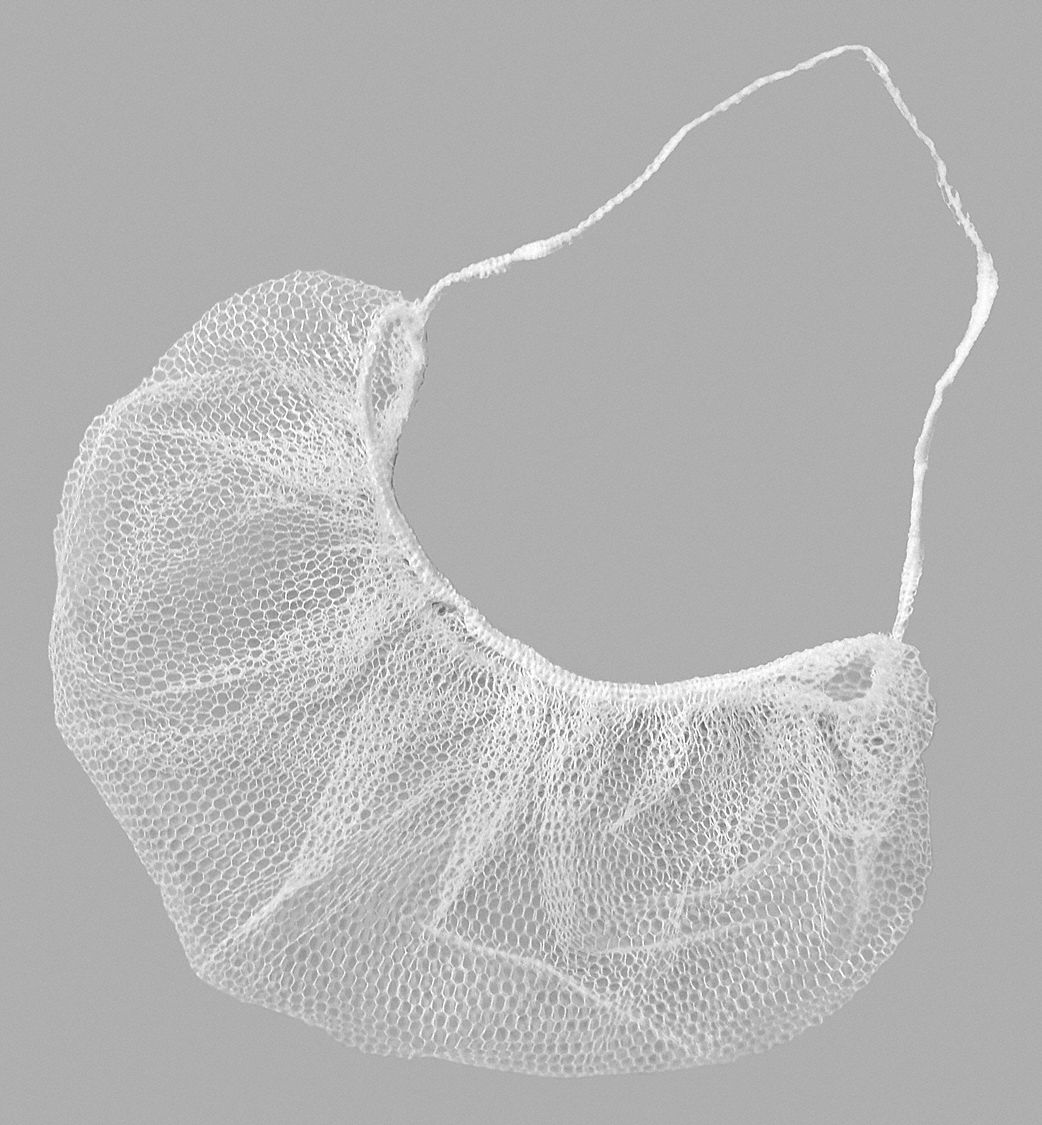 COUVRE-BARBE,BLNC,UNIVERSEL,PK1000