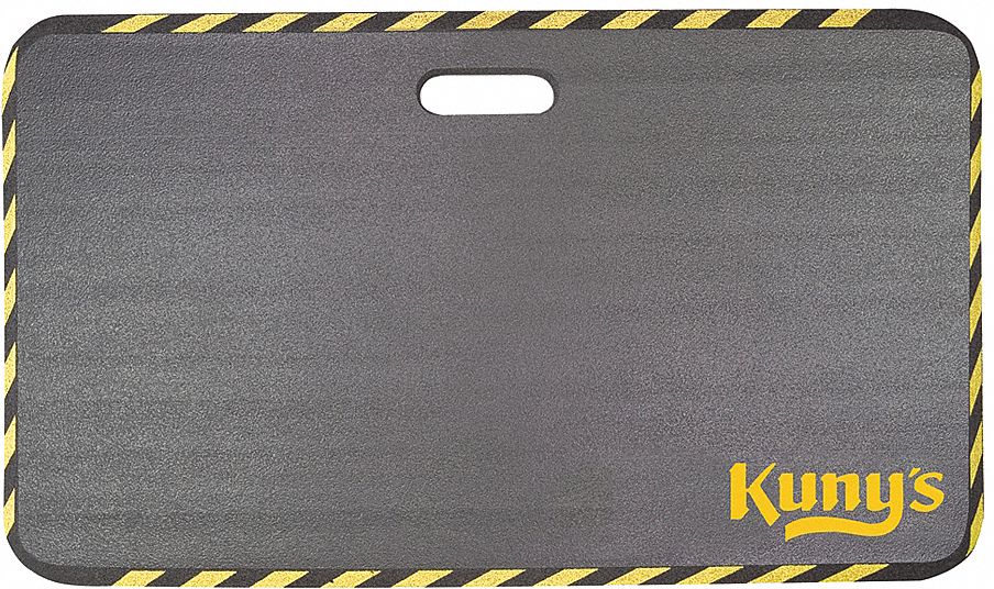 Kneeling Mat, 18 x 8 x 1 In, NBR, Black