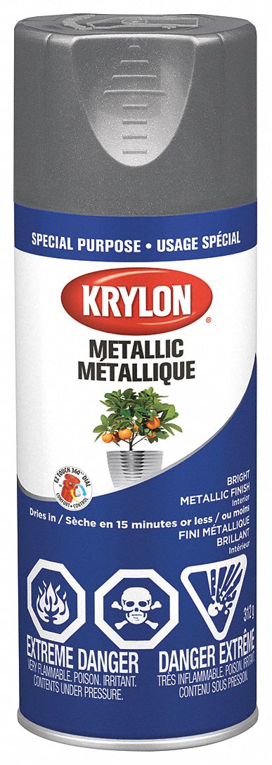 PAINT METAL  DULL ALUM 325G AEROSOL