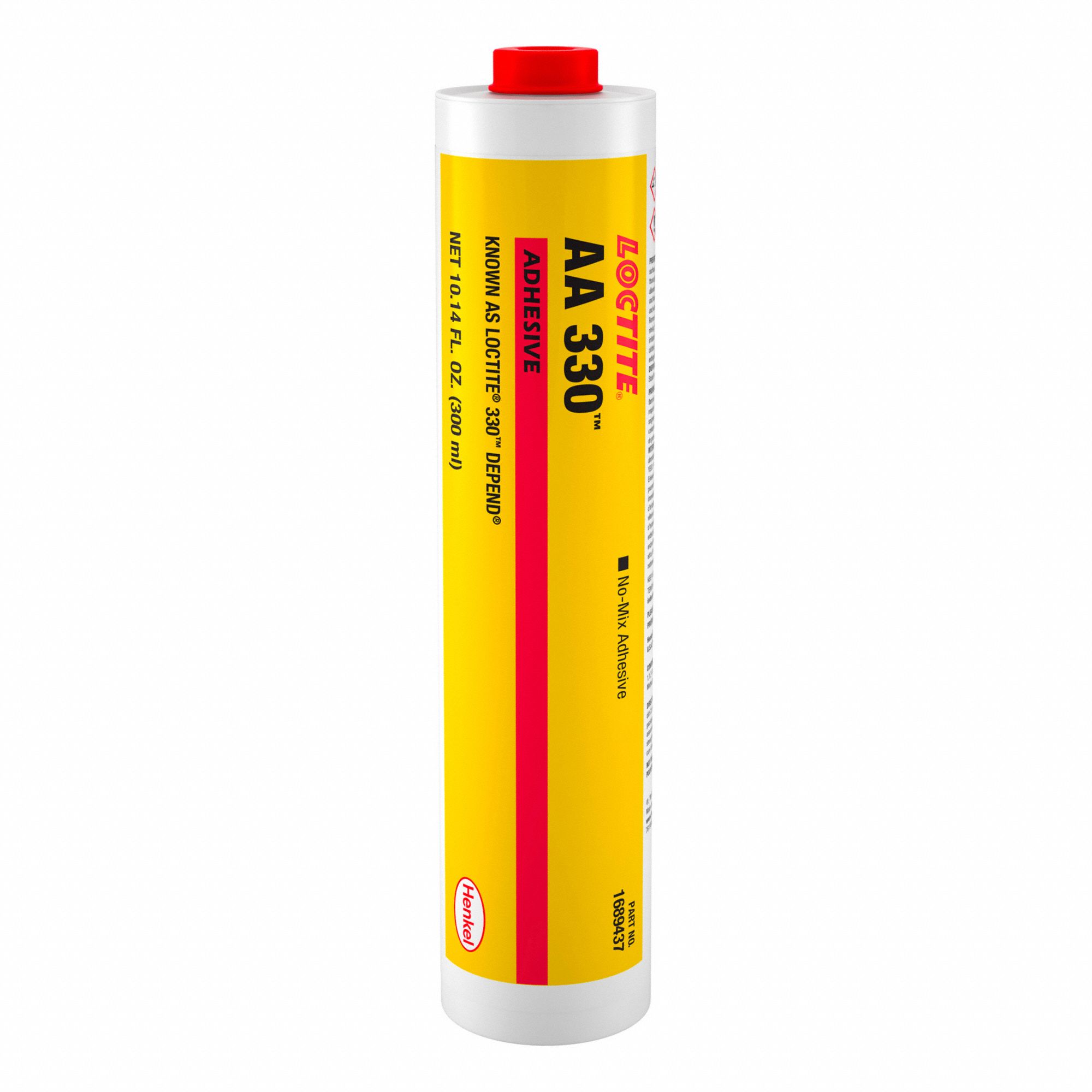 AA 330 STRUCTURAL ADHESIVE, YELLOW, 300 ML CARTRIDGE, 4,390 PSI