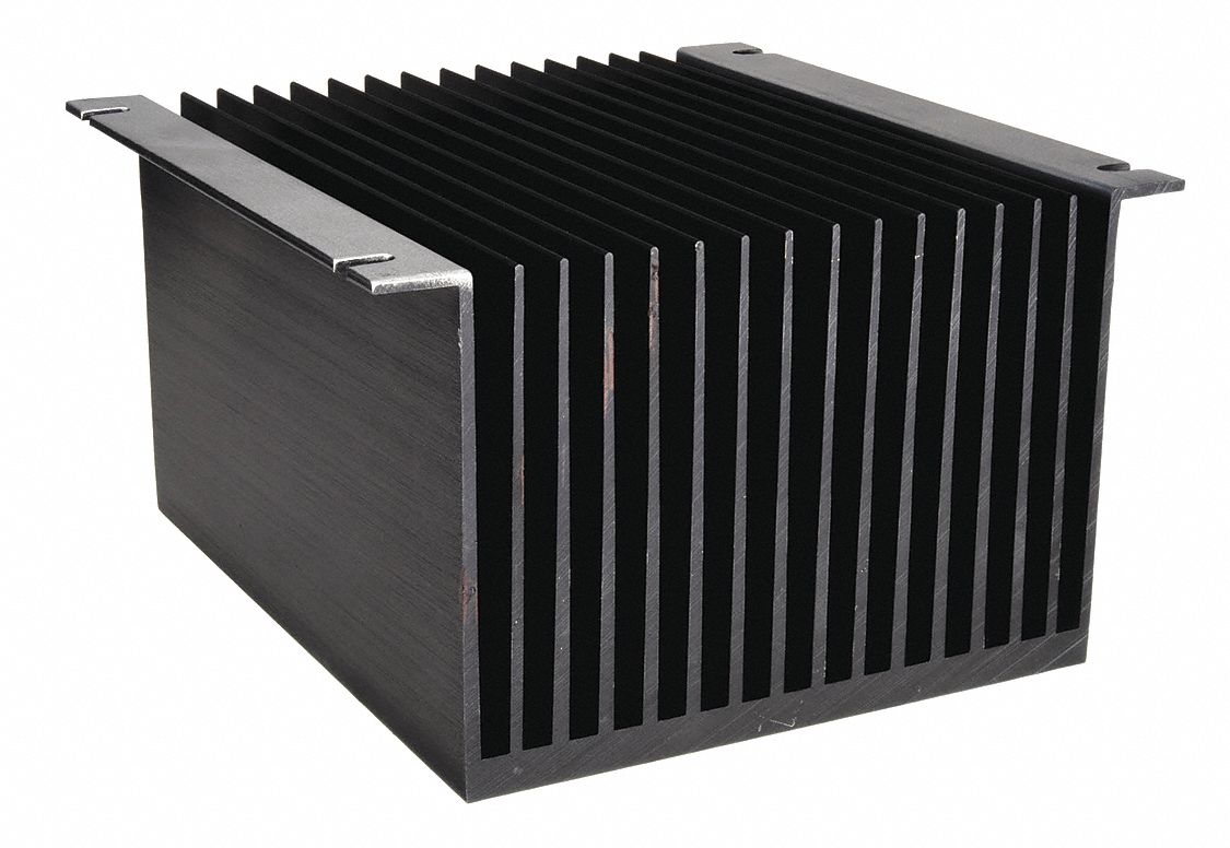 CRYDOM, DIN Rail & Panel Heat Sink Mounting, Aluminum, Heat Sink