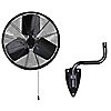 Ventilador Industrial de Uso Ligero 18" 120VCA 1/5HP Negro