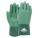 CHEMICAL RESISTANT GLOVES, 12 IN LENGTH, GRAIN, M, GREEN, NEOMAX 6912