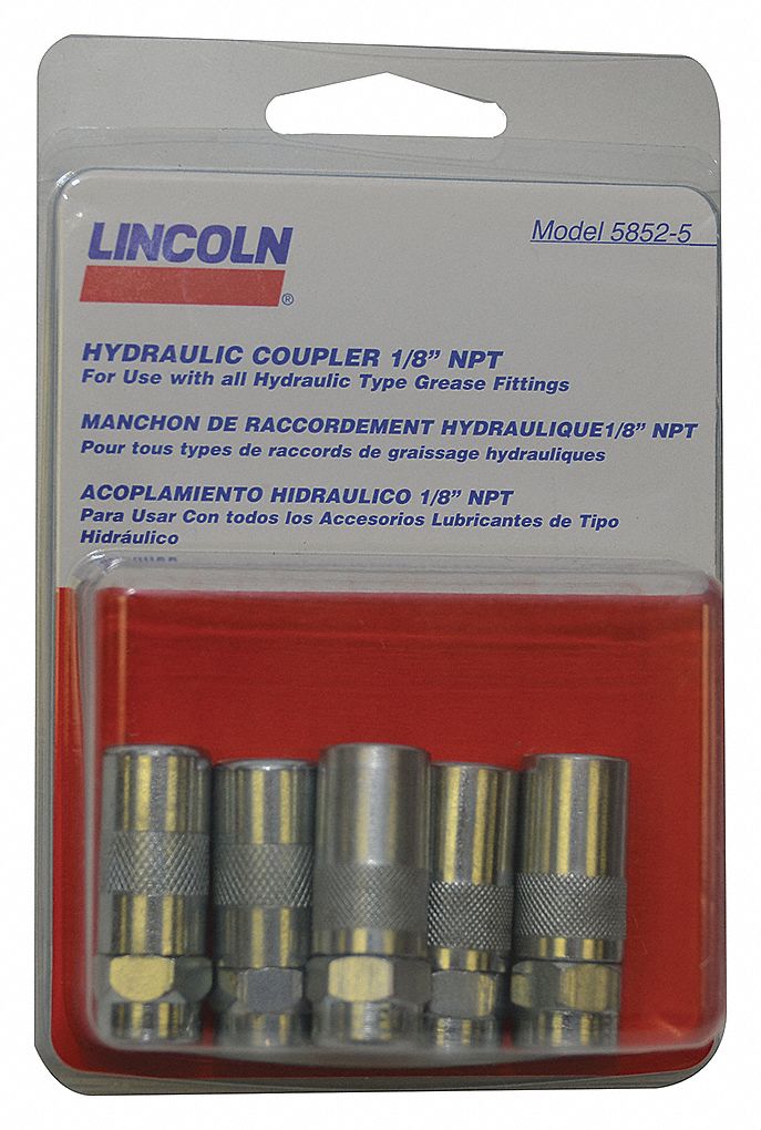 thumbnail image 2 of Lincoln Grease Gun Coupler Adapter 5900 - Compatible With Milwaukee 2646-20, Dewalt DCGG570 DCGG57 - 1-Year Warranty 2 of 5
