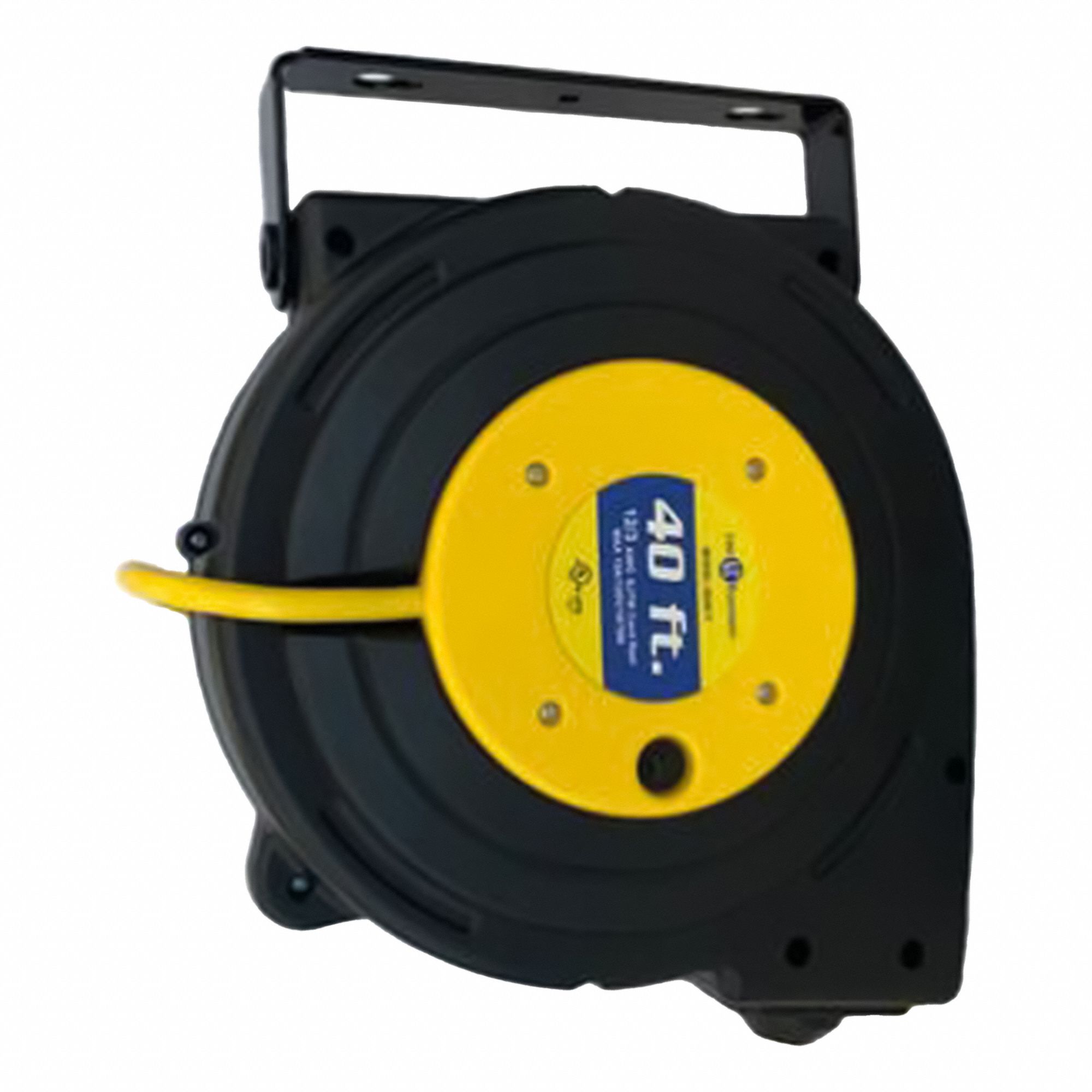 LIND EQUIPMENT CORD REEL, 12/3, 3 OUTLETS, 15 A, 40 FT LENGTH, SJTW - Self-Retracting  Cord Reels - LND8040T