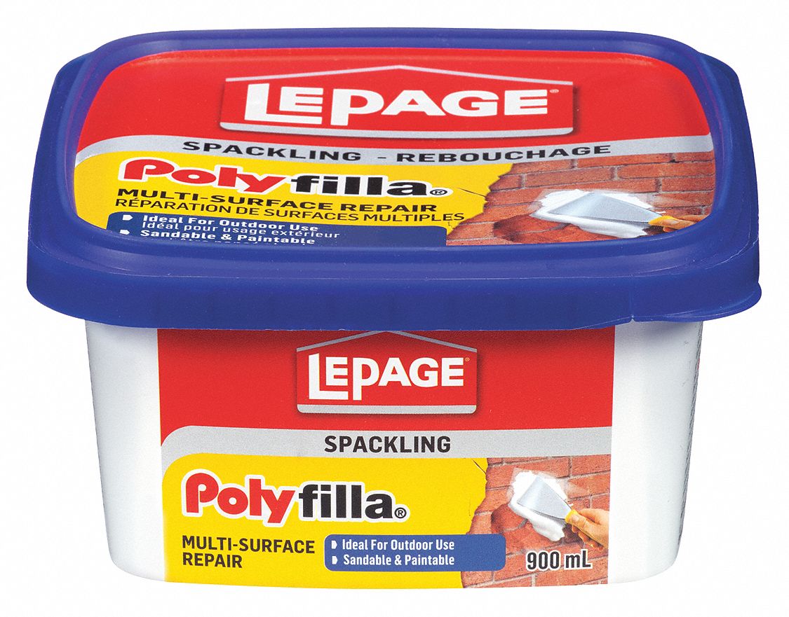 POLYFILLA SPACKLING COMPOUND, WHITE, 900 ML Joint Sealants & Crack