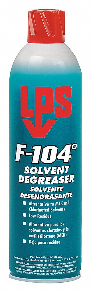 DÉGRAISSEUR À SOLVANT,P/ USAGE INTS,ARSL,NON CONDUCTEUR,SÉCHAGE RAP,PNT D'ÉCLAIR 40  ° C,TRANSP,590 ML