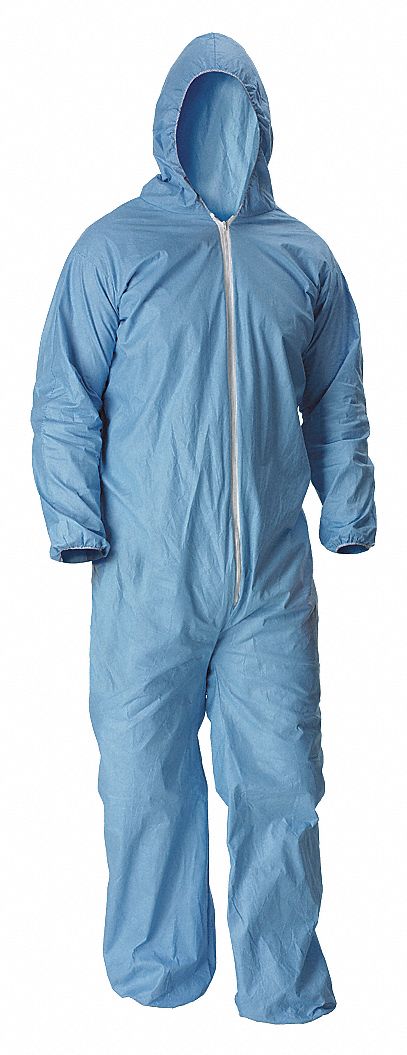 COVERALL,SZ M,BLUE