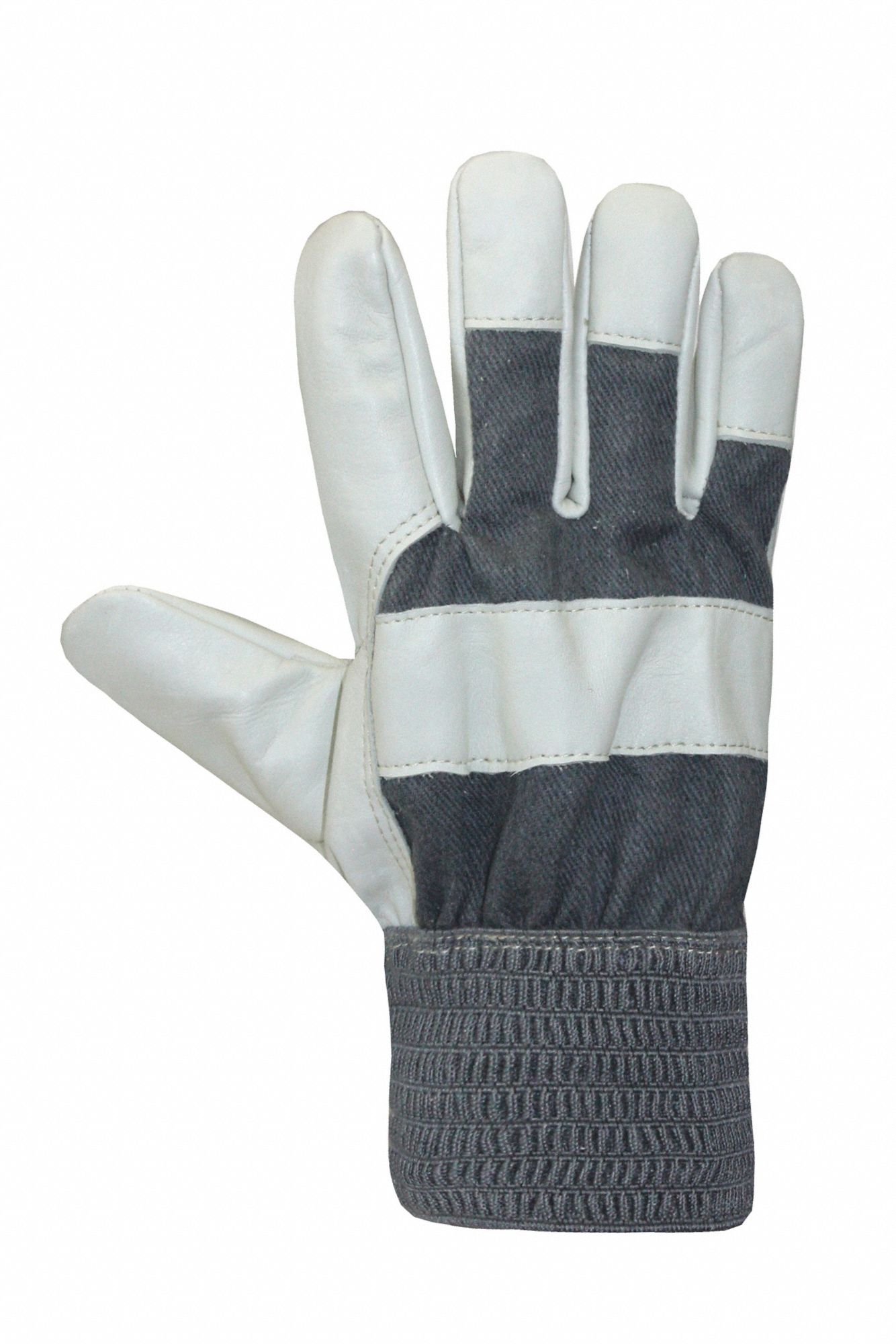 LEATHER GLOVE, KNIT WRIST, UNLINED, PAIR