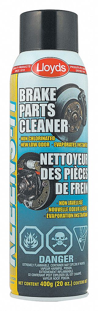 BRAKE PARTS CLEANER, AEROSOL, NON-CHLORINATED, LOW ODOUR, FAST EVAPORATION RATE, CLEAR, 400 G