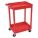 UTILITY CART WITH DEEP LIPPED PLASTIC SHELVES, 300 LB LOAD CAPACITY, 24 IN X 18 IN