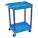 UTILITY CART WITH DEEP LIPPED PLASTIC SHELVES, 300 LB LOAD CAPACITY, 24 IN X 18 IN