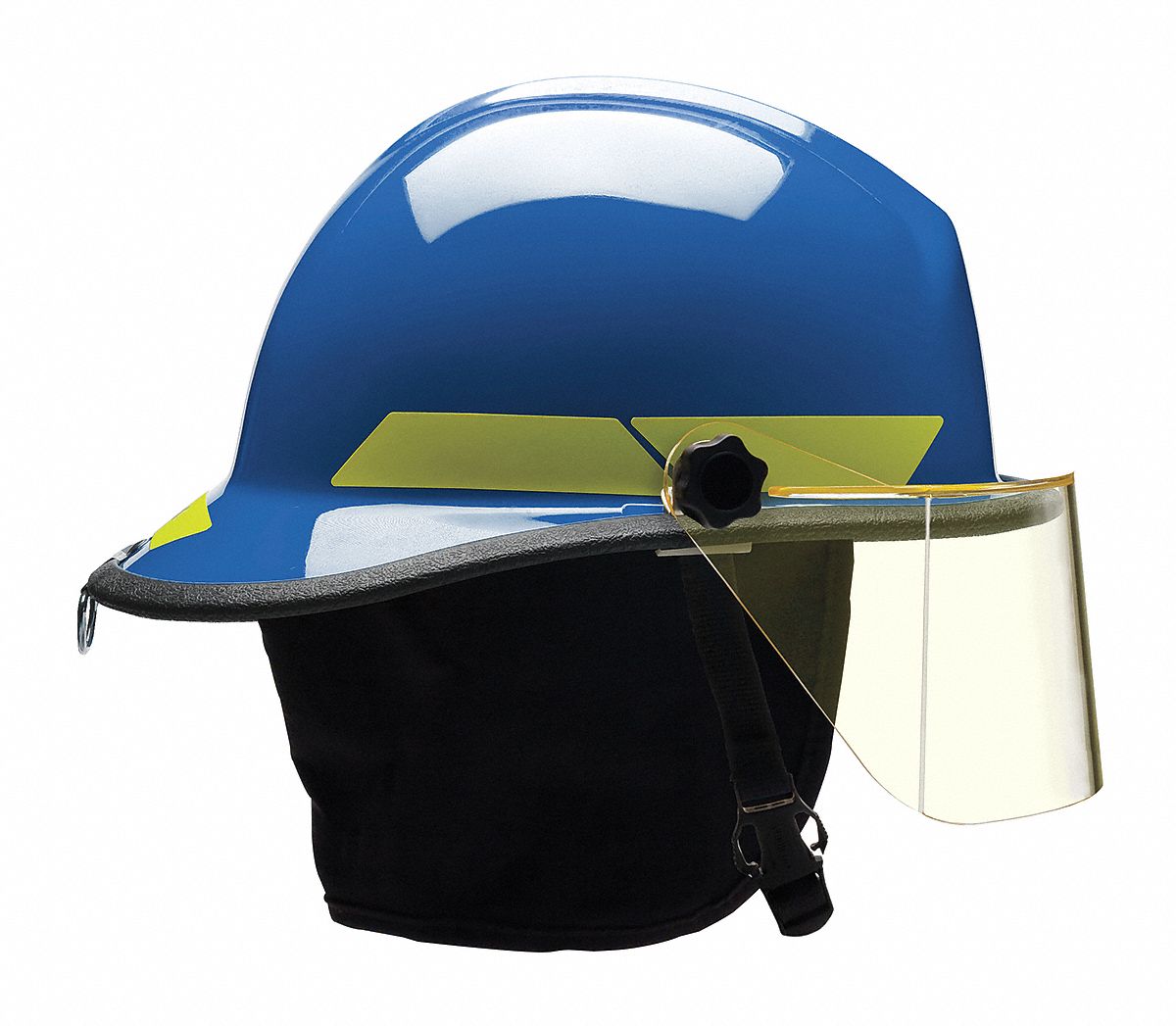 Fire Helmet Blue Thermoplastic