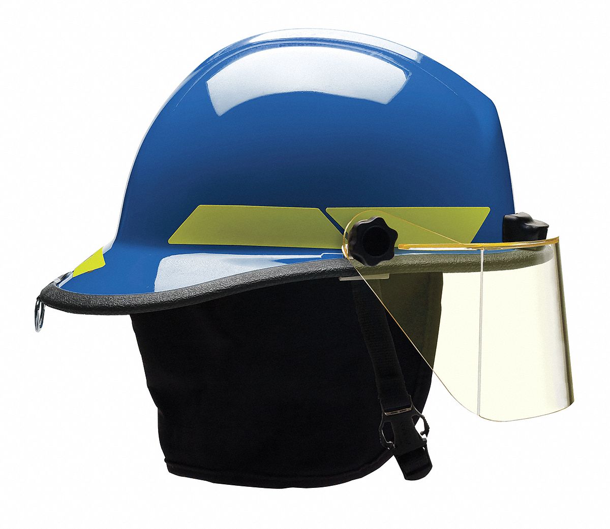 Fire Helmet Blue Thermoplastic