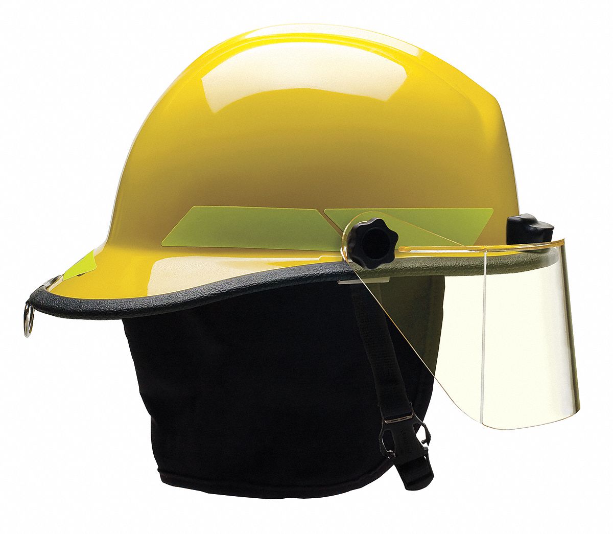Fire Helmet Yellow Thermoplastic