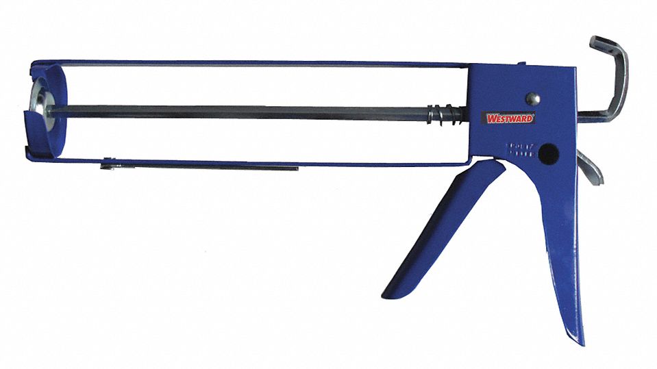 CAULK GUN,PARALLEL FRAME,BLUE,10.3