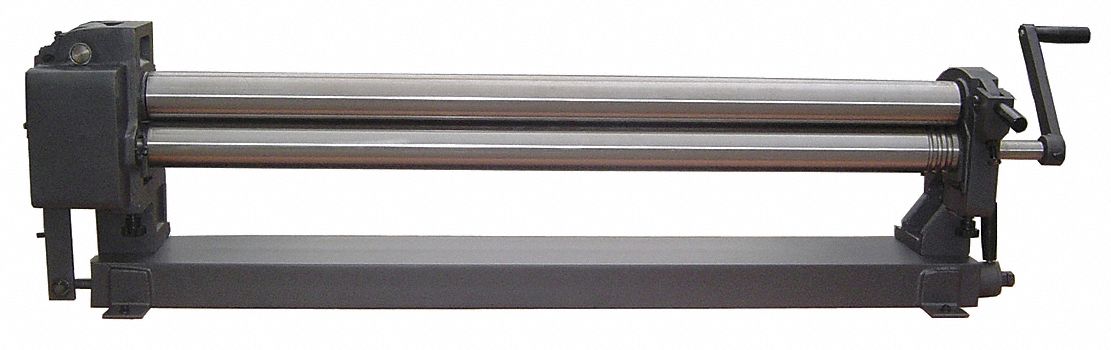 Slip Roll: Manual, 16 ga Capacity (Steel), 50 in Max. Bend Lg, 1 1/2 in Min. Bend Radius