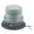 MINI STROBE LIGHT, ABS, 1 YR LAMP LIFE, 80 FLASHES PER MINUTE, SAE J845, 5 3/8 IN DIA