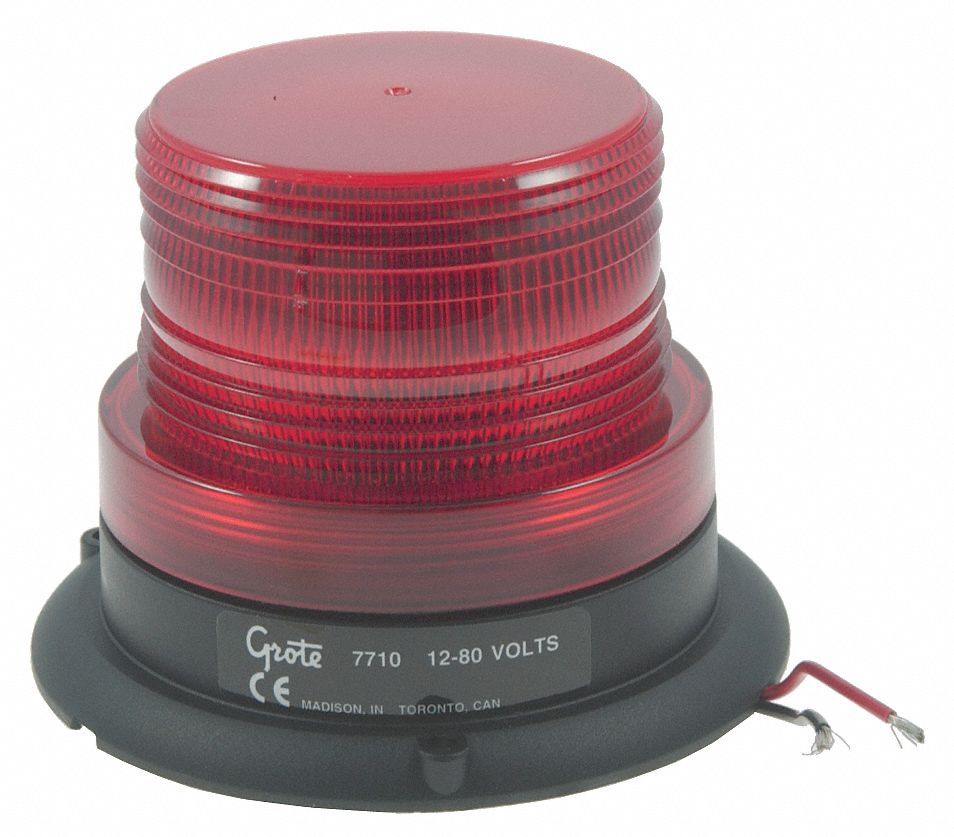 GROTE Mini Strobe Light, Red, Flashing - 13W981|77102 - Grainger