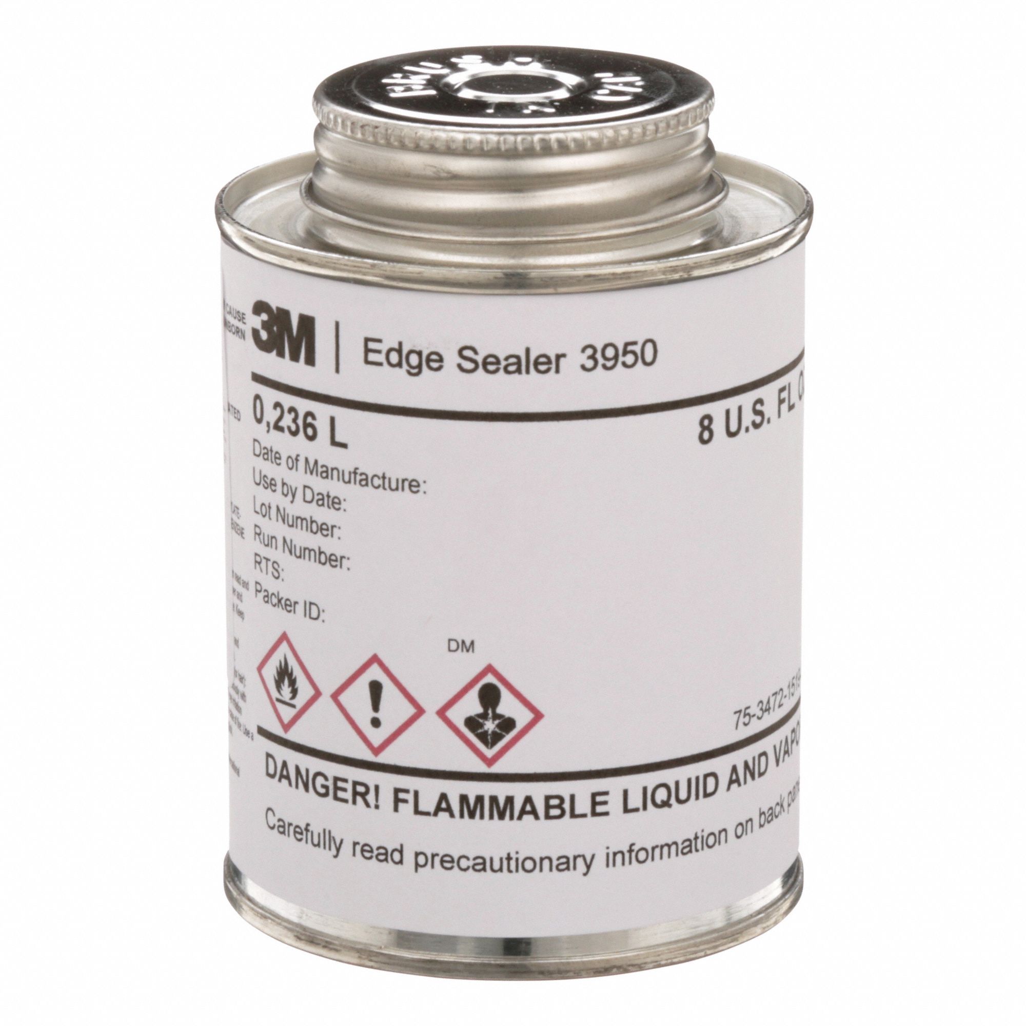 EDGE SEALER, INC FELT DAUBER, LIQUID, FLASHPOINT 25 ° C, CLEAR, 240 ML, ACRYLIC RESIN