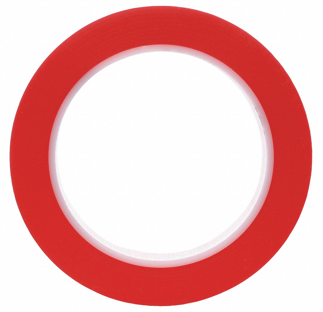 RUBAN,MARQUAGE DE PLANCHER,RGE,3/4 PO L.,PLAST VINYLE 36 VERGES