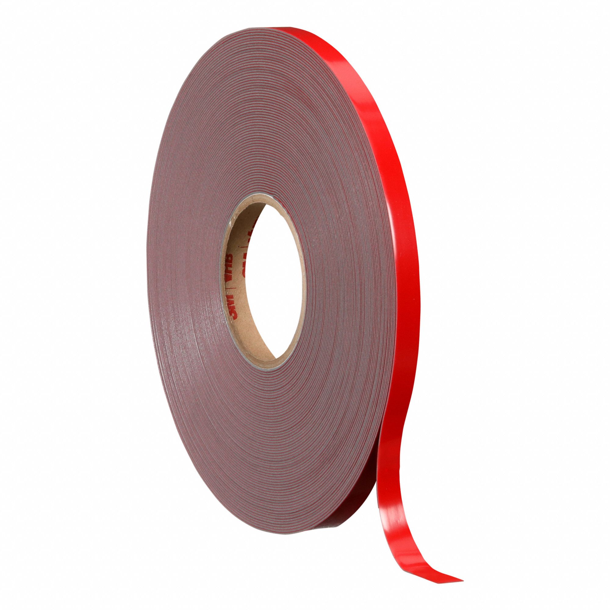 BONDING TAPE, PERMANENT, DOUBLE-SIDED, MULTIPURPOSE, GREY, 36 YD X 1/2 IN X 45 MM, ACRYLIC/FOAM
