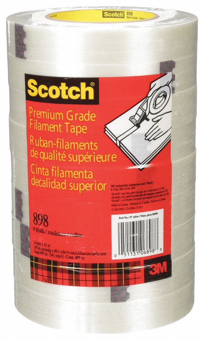 TAPE FILAMENT SCOTCH 1IN