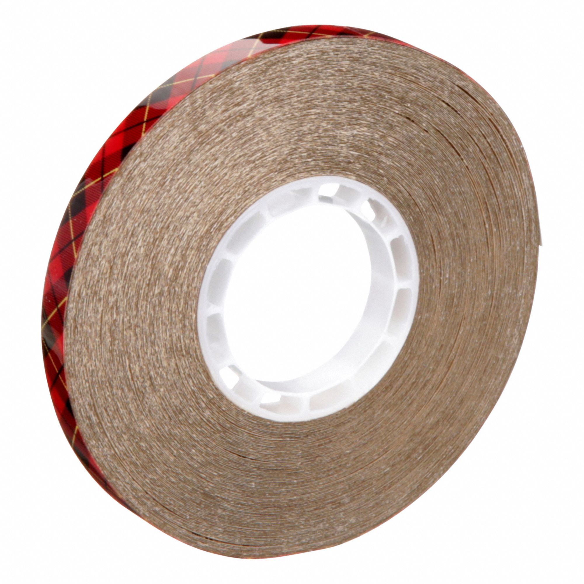 969 ADHESIVE TRANSFER TAPE, CLEAR, -40 °  TO 82 ° C, 18 YD, ¼ IN W, 5 MIL, UV-RESISTANT