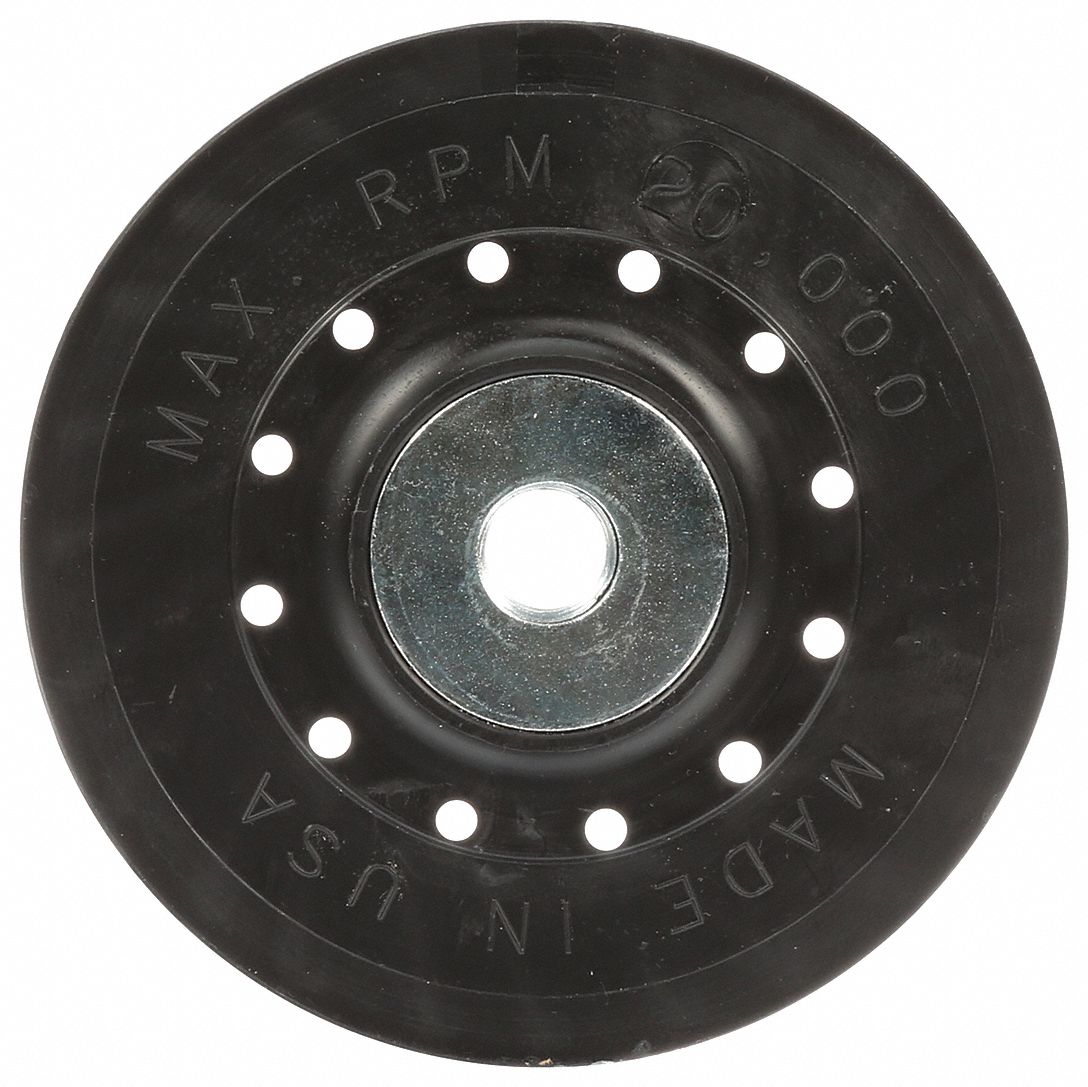 PAD FIBRE DISC W/RET NUT 5X5/8-11
