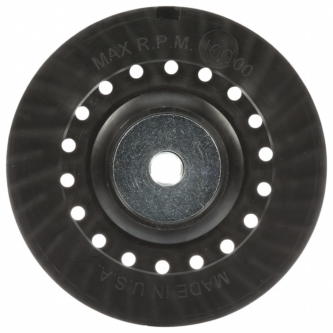 PAD FIBRE DISC W/RET NUT 6X5/8-11