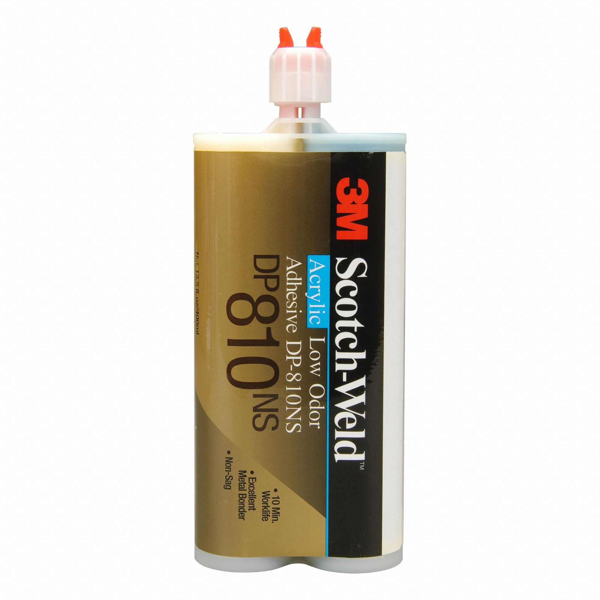 DP810NS ADHESIVE, TAN, 6.76 OZ CARTRIDGE, LOW ODOUR, 1 DAY CURE, 10 MIN WORK TIME, 4200 PSI