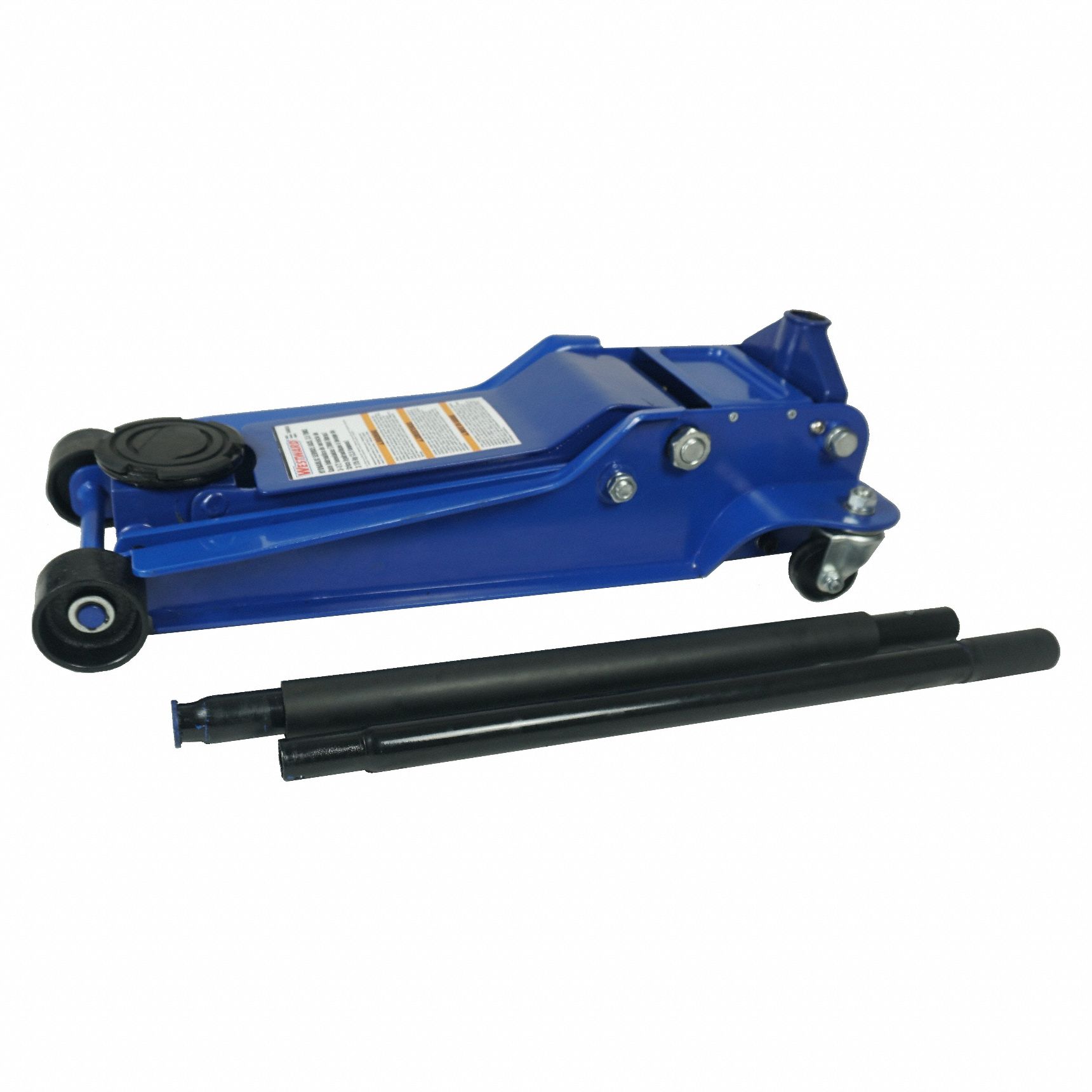 TROLLEY FLOOR JACK, STEEL, MANUAL HANDLE, MECHANICAL, 3.5 TON LOAD CAPACITY