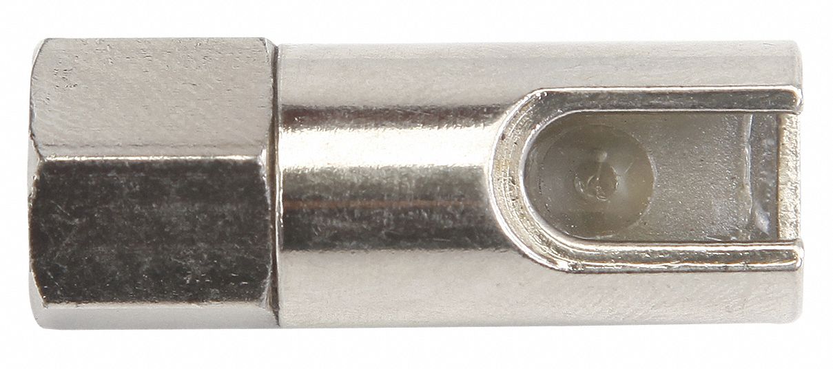 GREASE COUPLER, RIGHT ANGLED, FOR GREASE GUN, 1000 PSI, 1/8