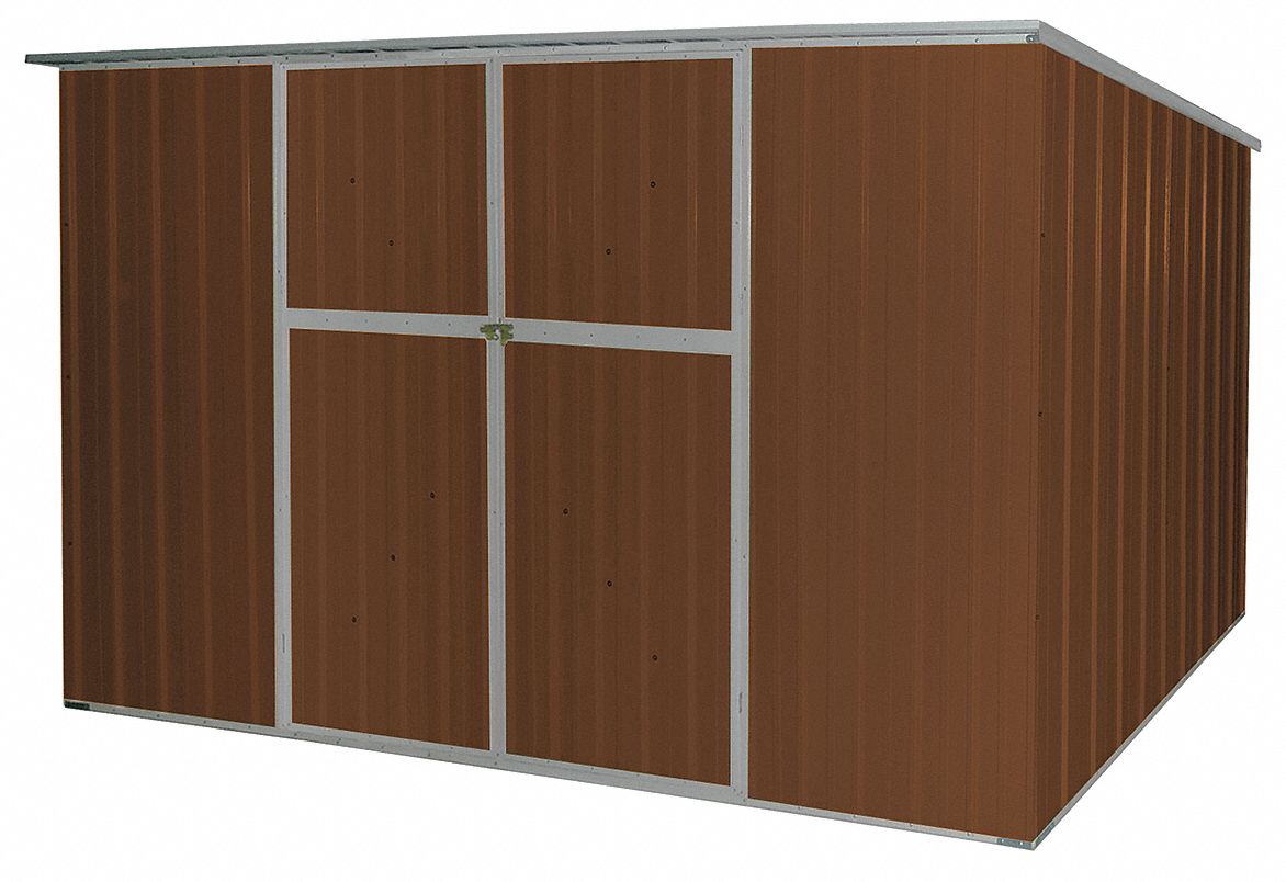 grainger-approved-storage-shed-slope-roof-6ft-x-11ft-brown-13x107